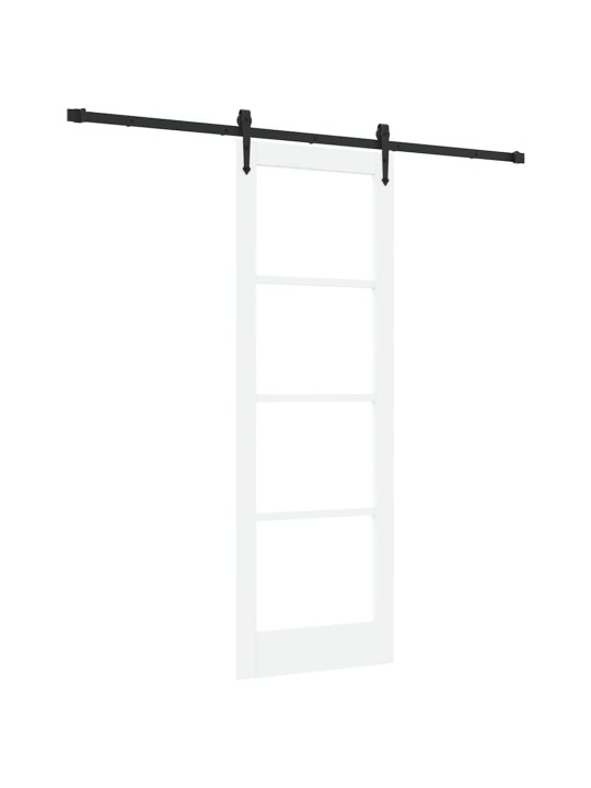 Liuguks valge 73.5 x 211 cm puit ja metall