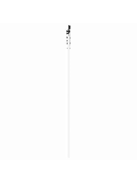 Liuguks valge 78 x 202 cm puit ja metall