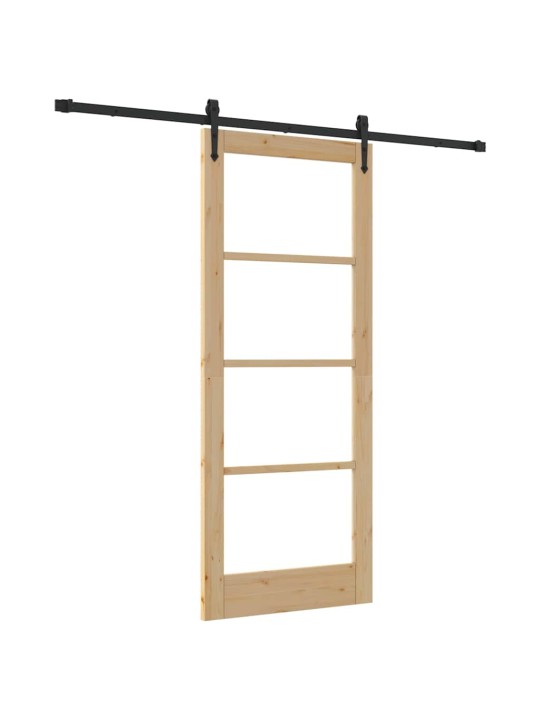 Liuguks pruun 83 x 202 cm puit ja metall