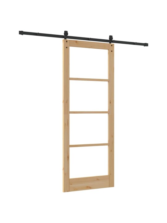 Liuguks pruun 83 x 211 cm puit ja metall