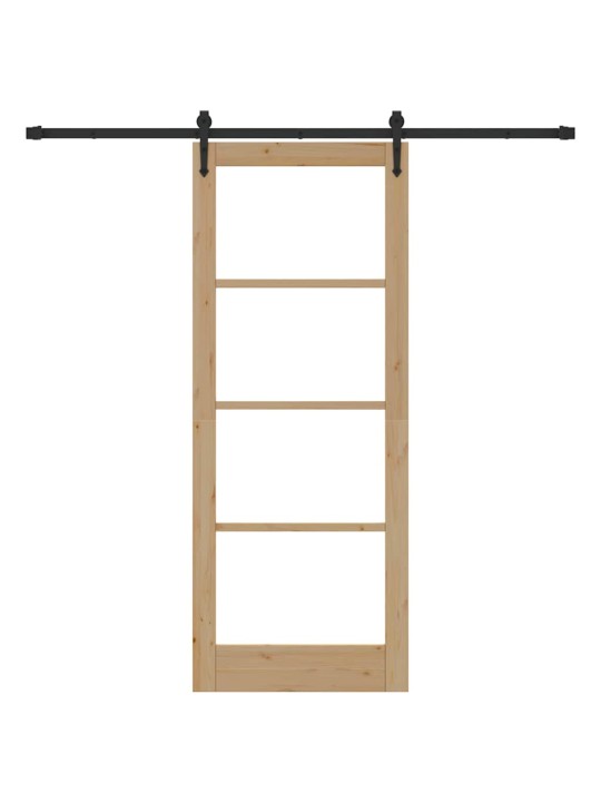 Liuguks pruun 83 x 211 cm puit ja metall
