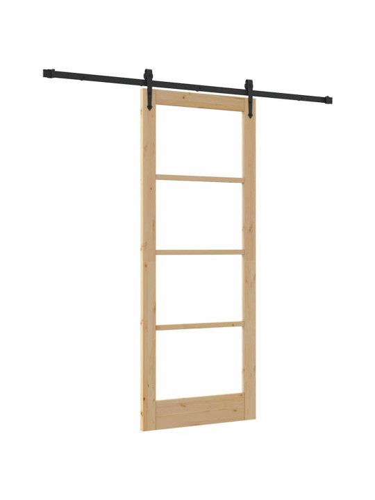 Liuguks pruun 83 x 211 cm puit ja metall