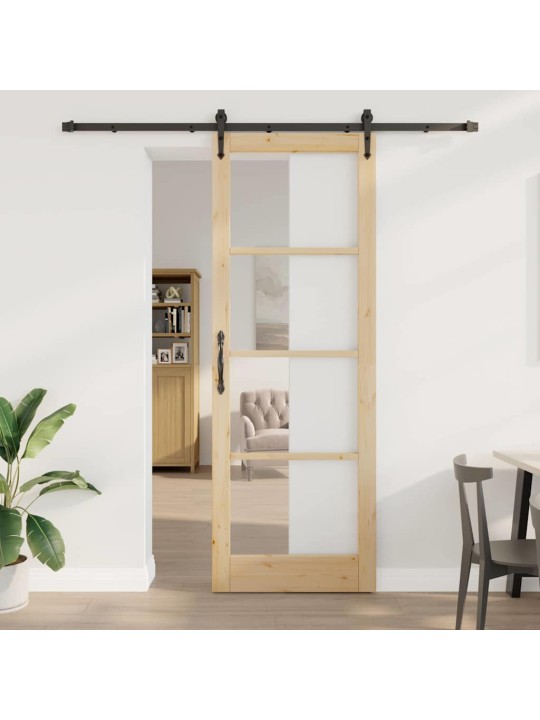 Liuguks pruun 83 x 232 cm puit ja metall