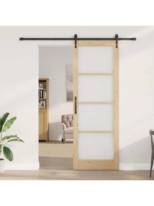 Liuguks pruun 83 x 232 cm puit ja metall