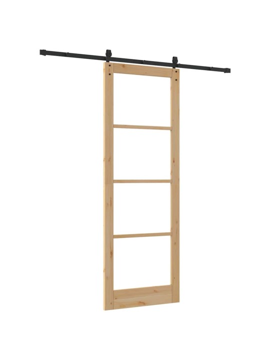 Liuguks pruun 83 x 232 cm puit ja metall