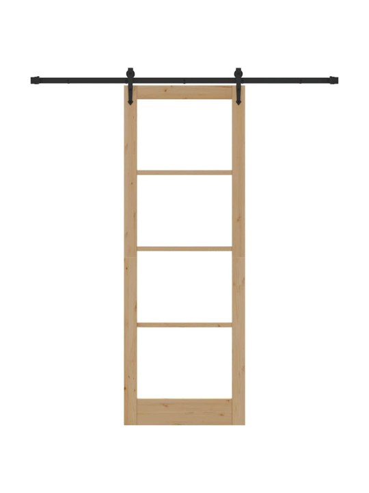 Liuguks pruun 83 x 232 cm puit ja metall
