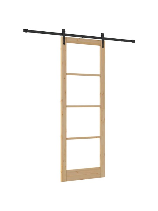 Liuguks pruun 83 x 232 cm puit ja metall