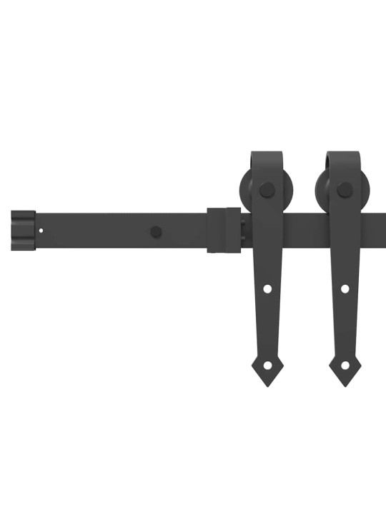 Liuguks valge 83 x 232 cm puit ja metall