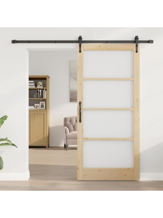 Liuguks pruun 93 x 202 cm puit ja metall