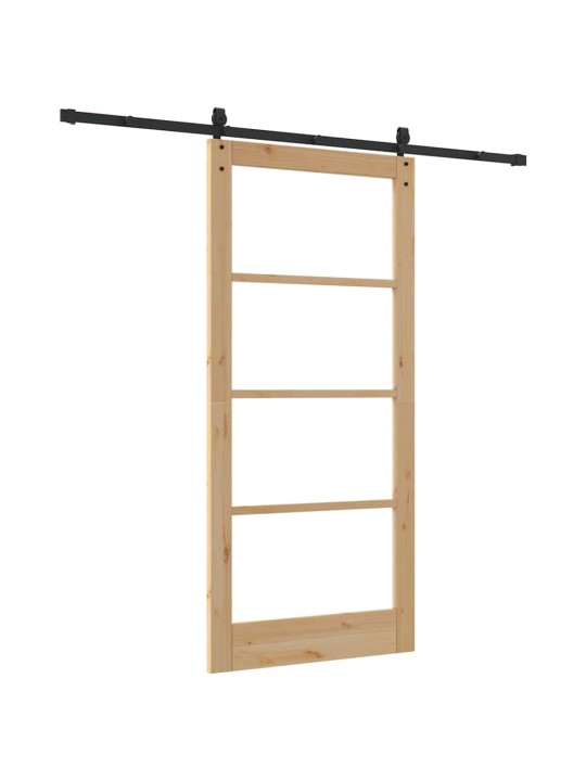Liuguks pruun 93 x 202 cm puit ja metall
