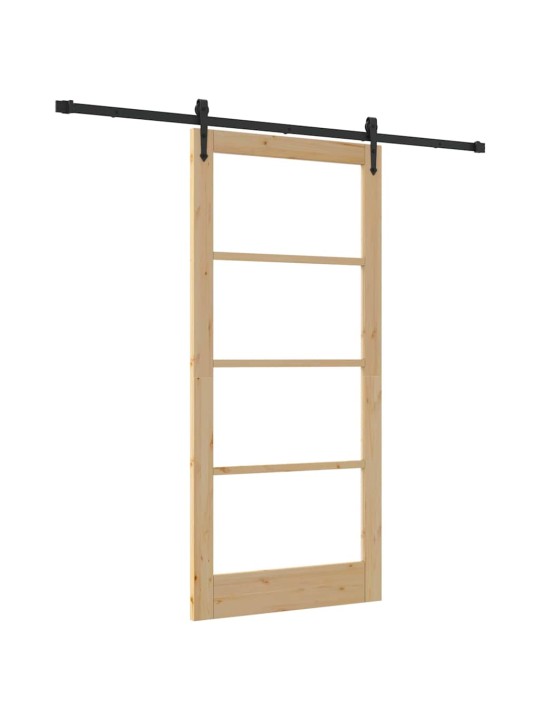 Liuguks pruun 93 x 202 cm puit ja metall