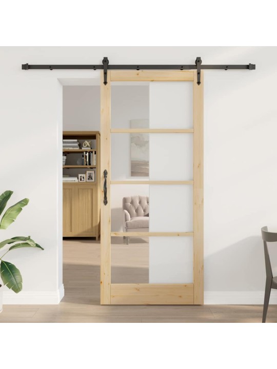 Liuguks pruun 93 x 211 cm puit ja metall