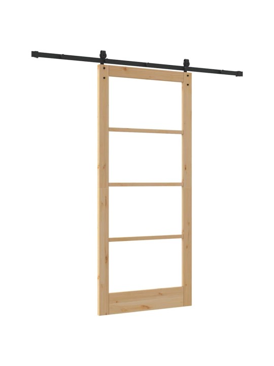 Liuguks pruun 93 x 211 cm puit ja metall