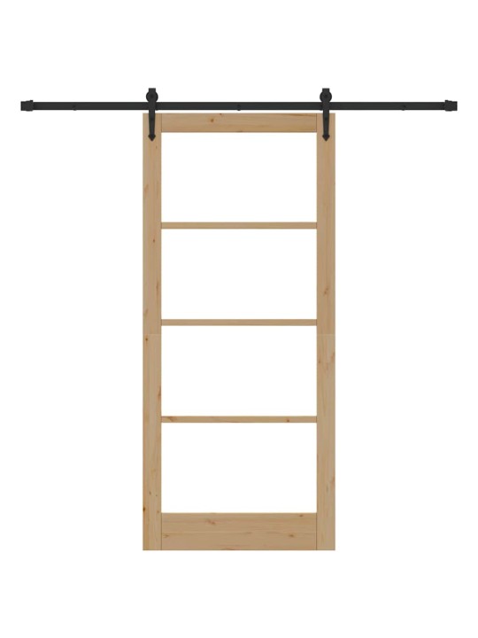 Liuguks pruun 93 x 211 cm puit ja metall