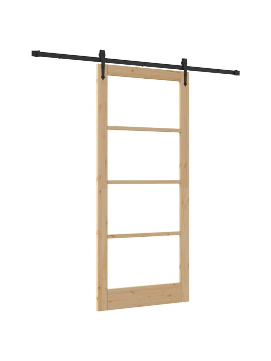 Liuguks pruun 93 x 211 cm puit ja metall