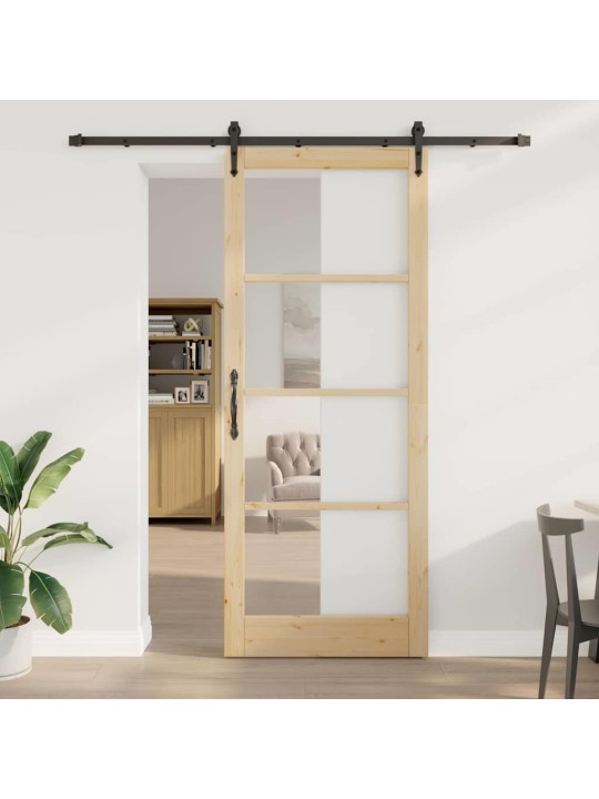 Liuguks pruun 93 x 232 cm puit ja metall
