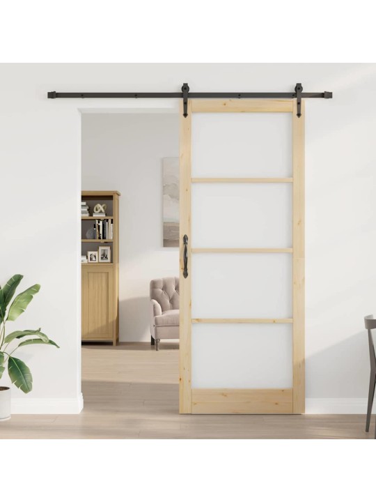 Liuguks pruun 93 x 232 cm puit ja metall