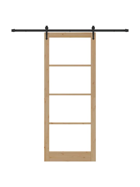 Liuguks pruun 93 x 232 cm puit ja metall