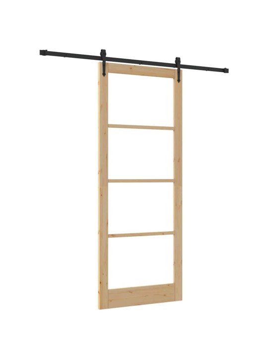 Liuguks pruun 93 x 232 cm puit ja metall