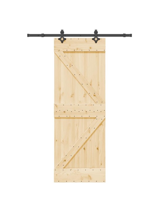 Liuguks tarvikutega, 70 x 210 cm, männipuit