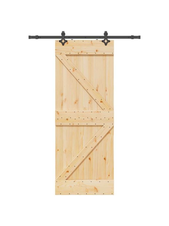 Liuguks tarvikutega 80 x 210 cm, männipuit