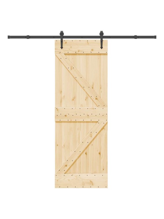Liuguks tarvikutega, 70 x 210 cm, männipuit