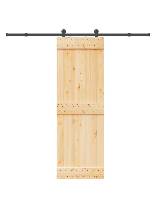 Liuguks tarvikutega, 70 x 210 cm, männipuit