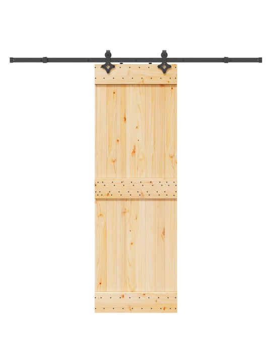 Liuguks tarvikutega, 70 x 210 cm, männipuit