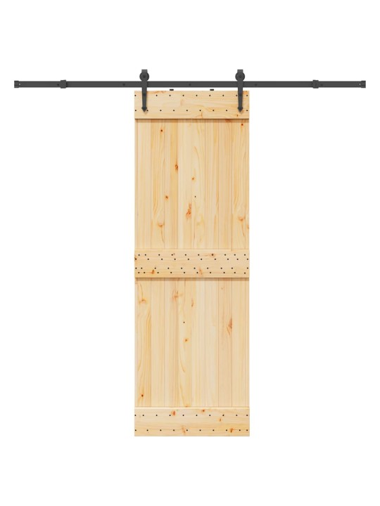 Liuguks tarvikutega, 70 x 210 cm, männipuit