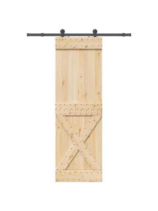 Liuguks tarvikutega, 70 x 210 cm, männipuit