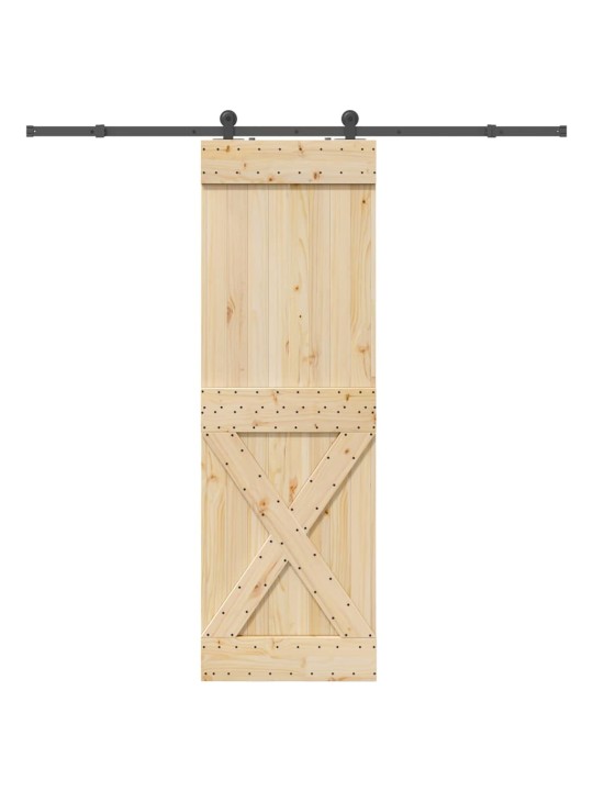 Liuguks tarvikutega, 70 x 210 cm, männipuit