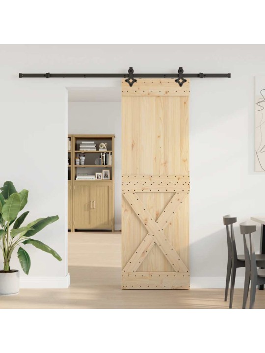 Liuguks tarvikutega, 70 x 210 cm, männipuit
