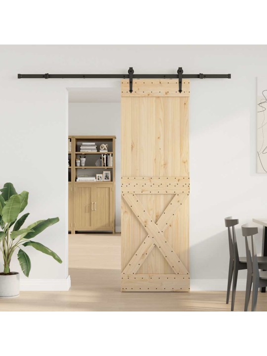 Liuguks tarvikutega, 70 x 210 cm, männipuit