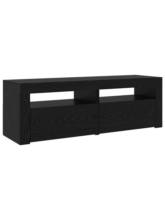Televiisori kabinet 3 tk must tamm 270 x 35 x 40 cm tehispuit