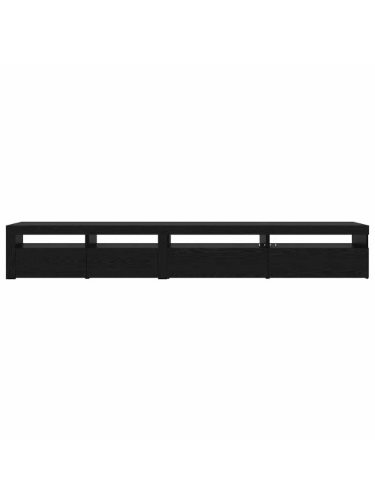 Televiisori kabinet 3 tk must tamm 270 x 35 x 40 cm tehispuit