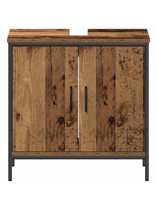 Vannitoa mööblikomplekt uksega 2 tk pruun 60 x 30 x 60 cm tehispuit