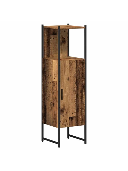 Vannitoa mööblikomplekt 3 tk pruun 33 x 33 x 120.5 cm tehispuit