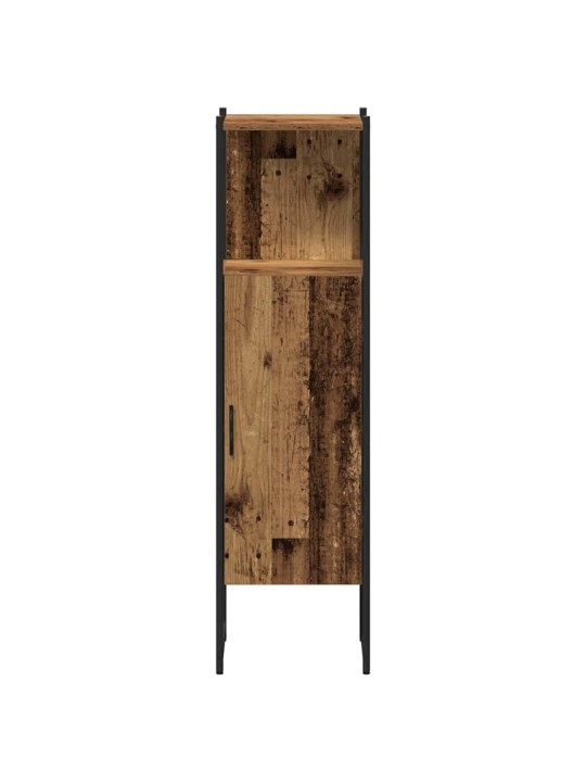 Vannitoa mööblikomplekt 3 tk pruun 33 x 33 x 120.5 cm tehispuit