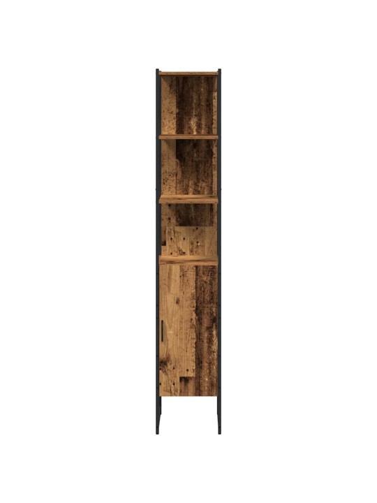 Vannitoa mööblikomplekt 4 tk pruun 33 x 33 x 185.5 cm tehispuit