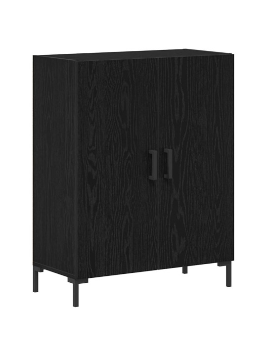 Kõrgushein 2 tk must tamm 70 x 34 x 180 cm tehispuit