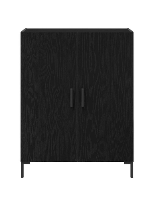Kõrgushein 2 tk must tamm 70 x 34 x 180 cm tehispuit