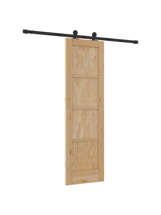 Liuguks komplekt manuaalne naturaalne ja must 61 x 198.5 cm