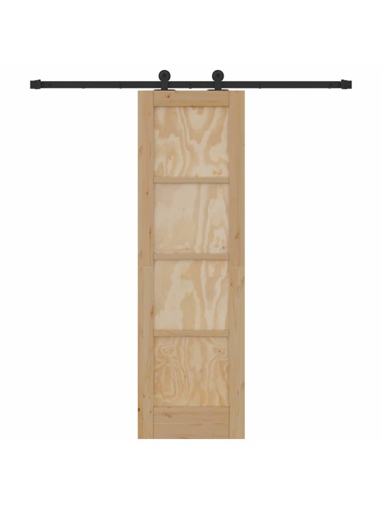 Liuguks komplekt manuaalne naturaalne ja must 61 x 198.5 cm