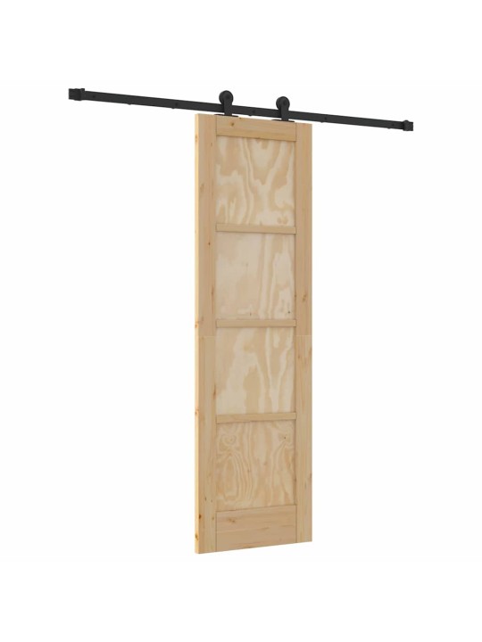 Liuguks komplekt manuaalne naturaalne ja must 61 x 198.5 cm