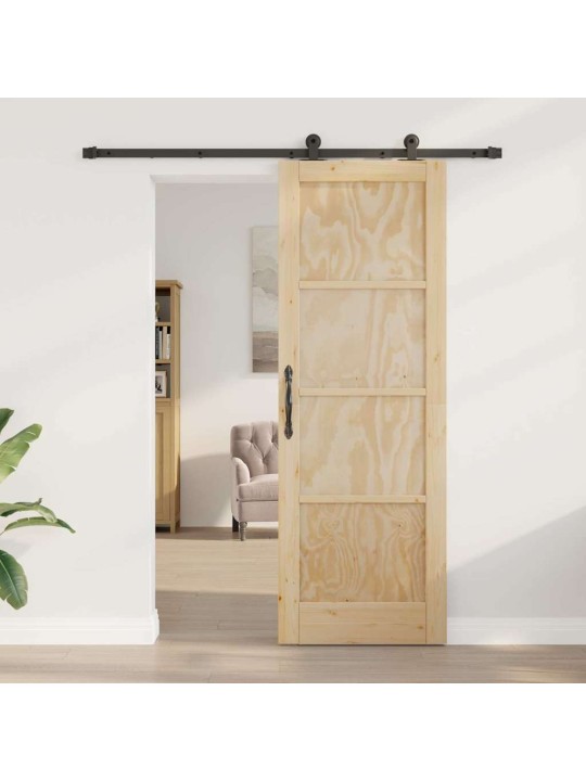 Liuguks komplekt manuaalne naturaalne ja must 73.5 x 211 cm