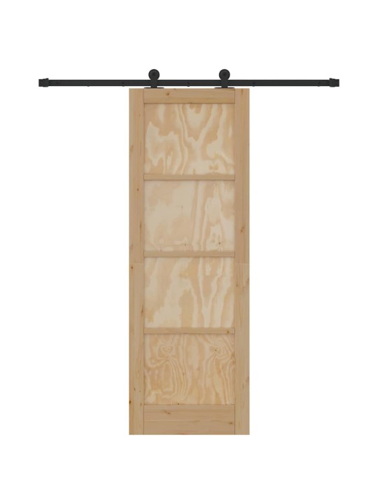 Liuguks komplekt manuaalne naturaalne ja must 73.5 x 211 cm