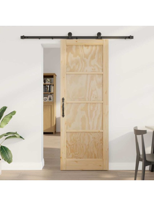 Liuguks komplekt manuaalne naturaalne ja must 78 x 211 cm