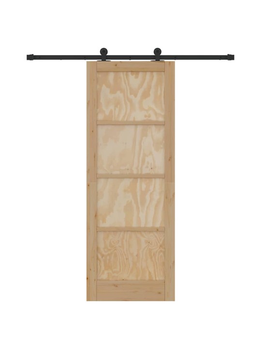 Liuguks komplekt manuaalne naturaalne ja must 78 x 211 cm
