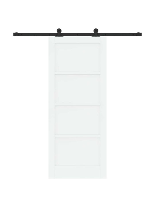 Liuguks komplekt manuaalne valge ja must 83 x 202 cm