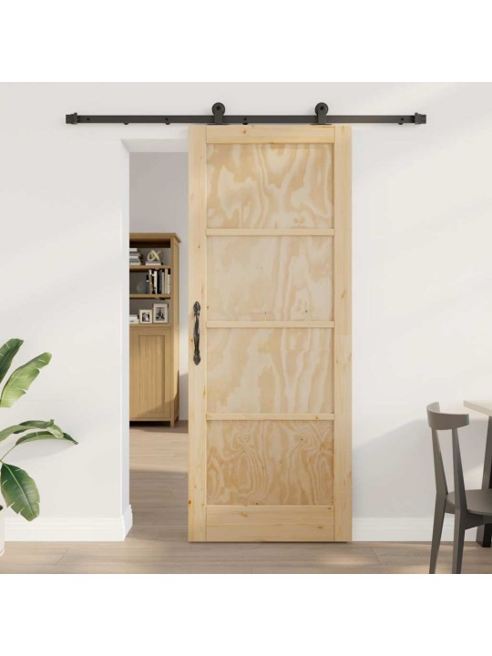 Liuguks komplekt manuaalne naturaalne ja must 83 x 211 cm